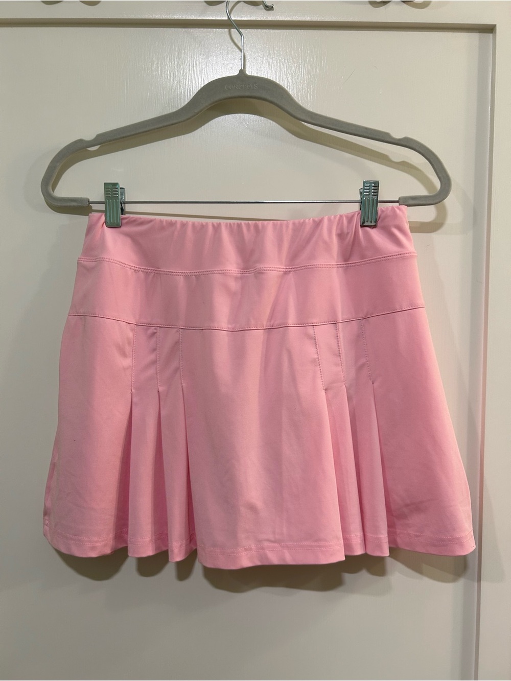 Pink Pleated Tennis Skirt M Stretch Athletic Golf Pickleball Y2K Mini Skirt